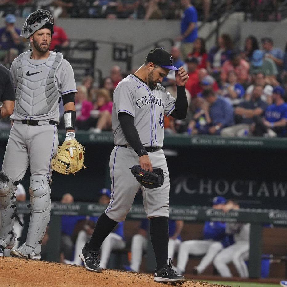 Rockies fall 8-3 to Rangers and become 1st team to start season 7-36 in modern era